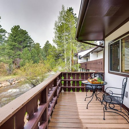 Estes Park Condo Rental Balcony With River Views! Exteriör bild