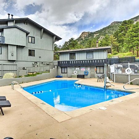 Estes Park Condo Rental Balcony With River Views! Exteriör bild