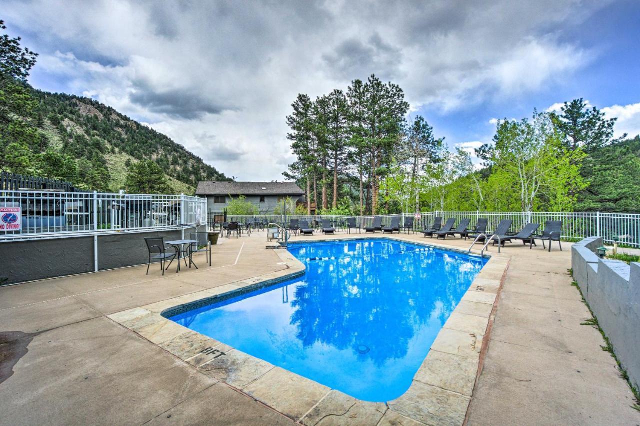 Estes Park Condo Rental Balcony With River Views! Exteriör bild