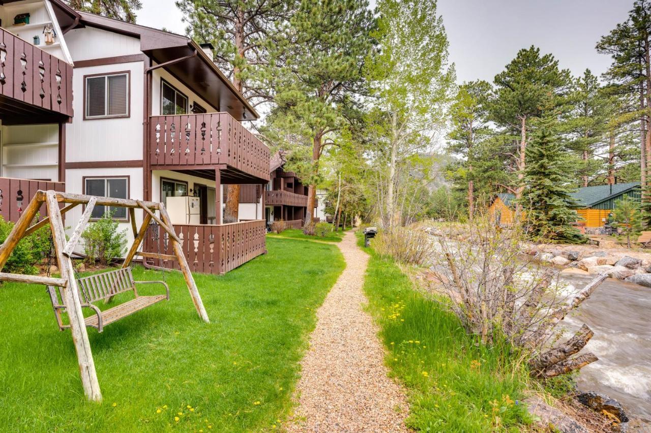 Estes Park Condo Rental Balcony With River Views! Exteriör bild
