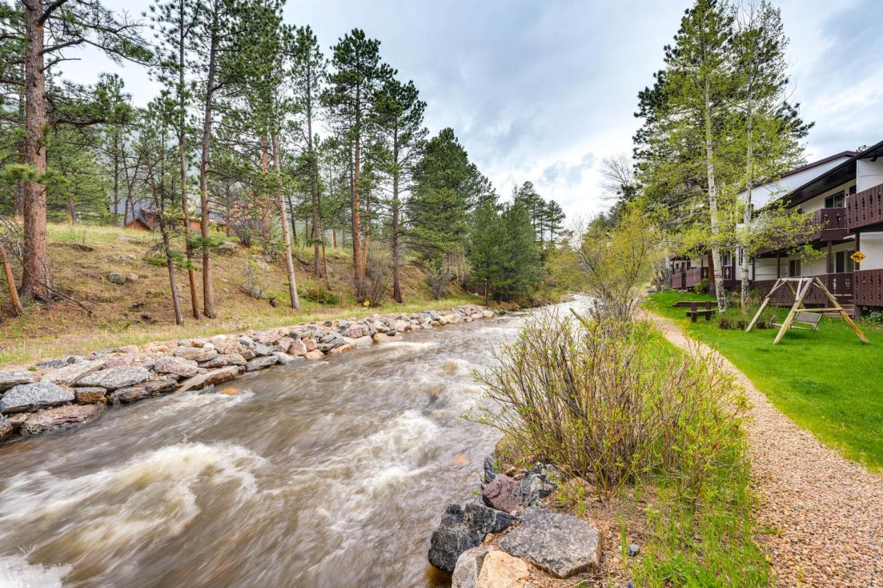 Estes Park Condo Rental Balcony With River Views! Exteriör bild