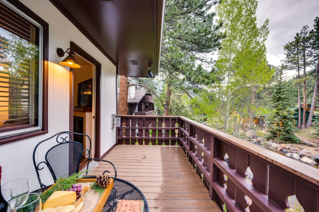 Estes Park Condo Rental Balcony With River Views! Exteriör bild