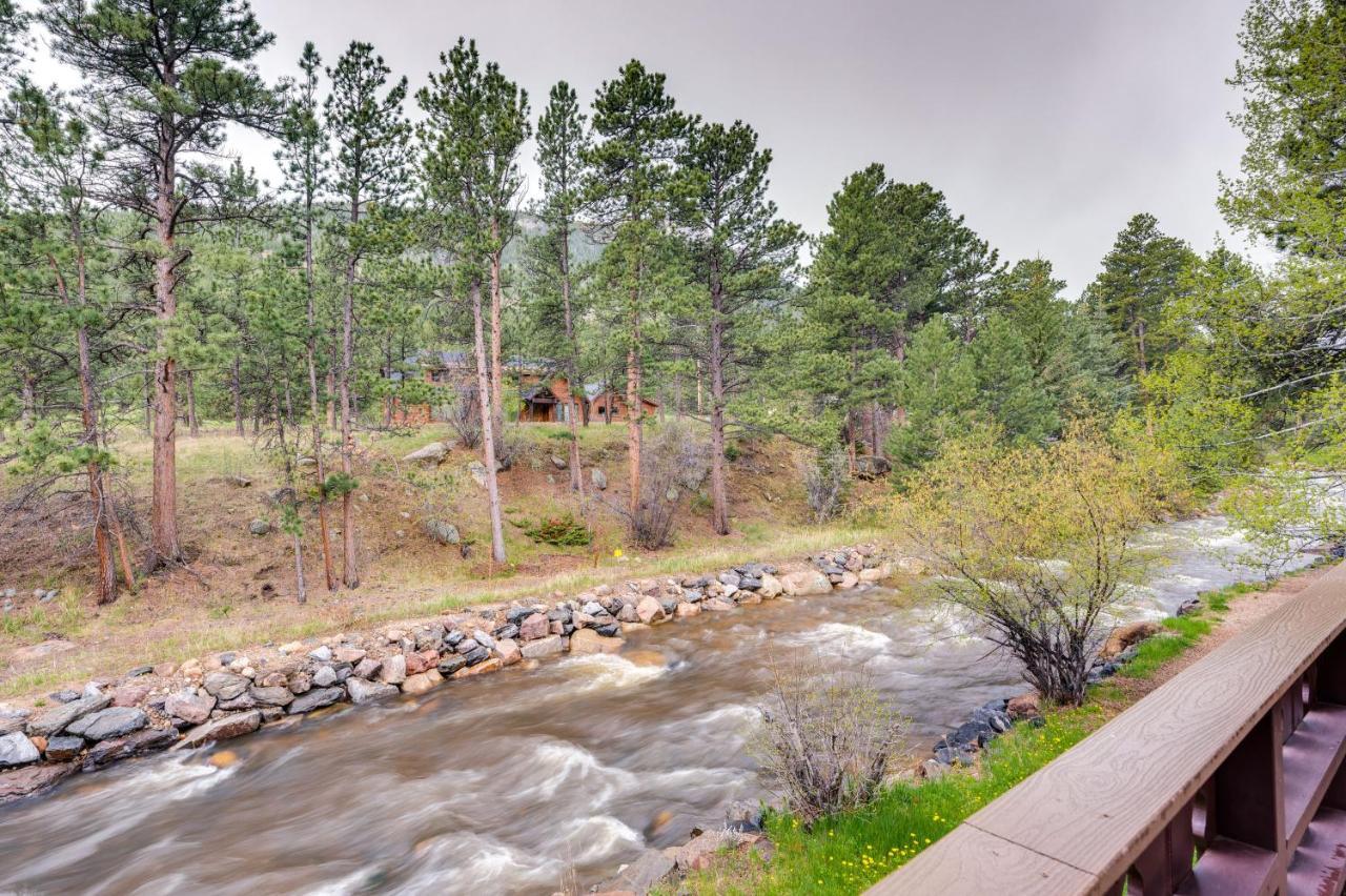 Estes Park Condo Rental Balcony With River Views! Exteriör bild